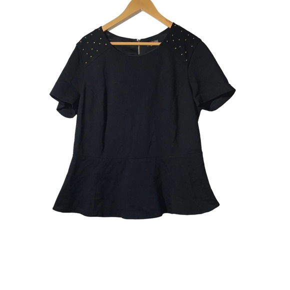 Vince Camuto Tops - vince camuto gold studded blouse size 1 x